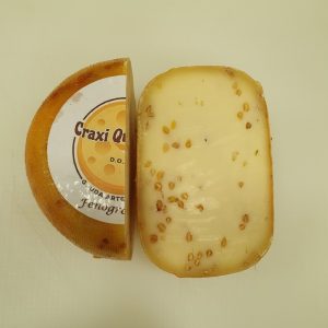 Queso fenogreco kilo, queso gouda Holandés artesano con fenogreco pequeña rueda de queso gouda de granja con un peso de ±1000 gramos