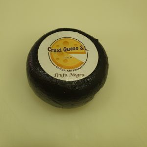 Queso trufa negra medio kilo, queso gouda Holandés artesano pequeña rueda de queso gouda de granja con un peso de 500 gramos