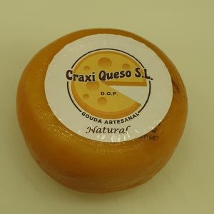 Queso natural medio kilo, queso gouda Holandés artesano pequeña rueda de queso gouda de granja con un peso de 500 gramos
