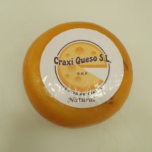 Queso natural kilo, queso gouda Holandés artesano sin hierbas pequeña rueda de queso gouda de granja con un peso de de ±1000 gramos