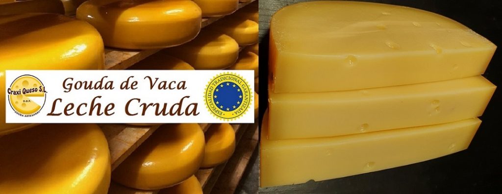 Comprar quesos Gouda artesanales de Craxi en España. Queserías físicas en Málaga y online.