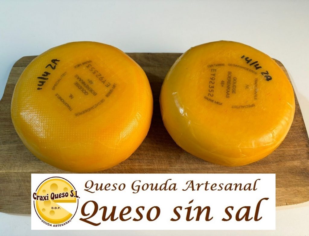 Descubre el placer de comer queso sin renunciar a una dieta baja en sodio. Queso de Vaca Sin Sal: Todo el Sabor del Auténtico Gouda para una Dieta Baja en Sal.
